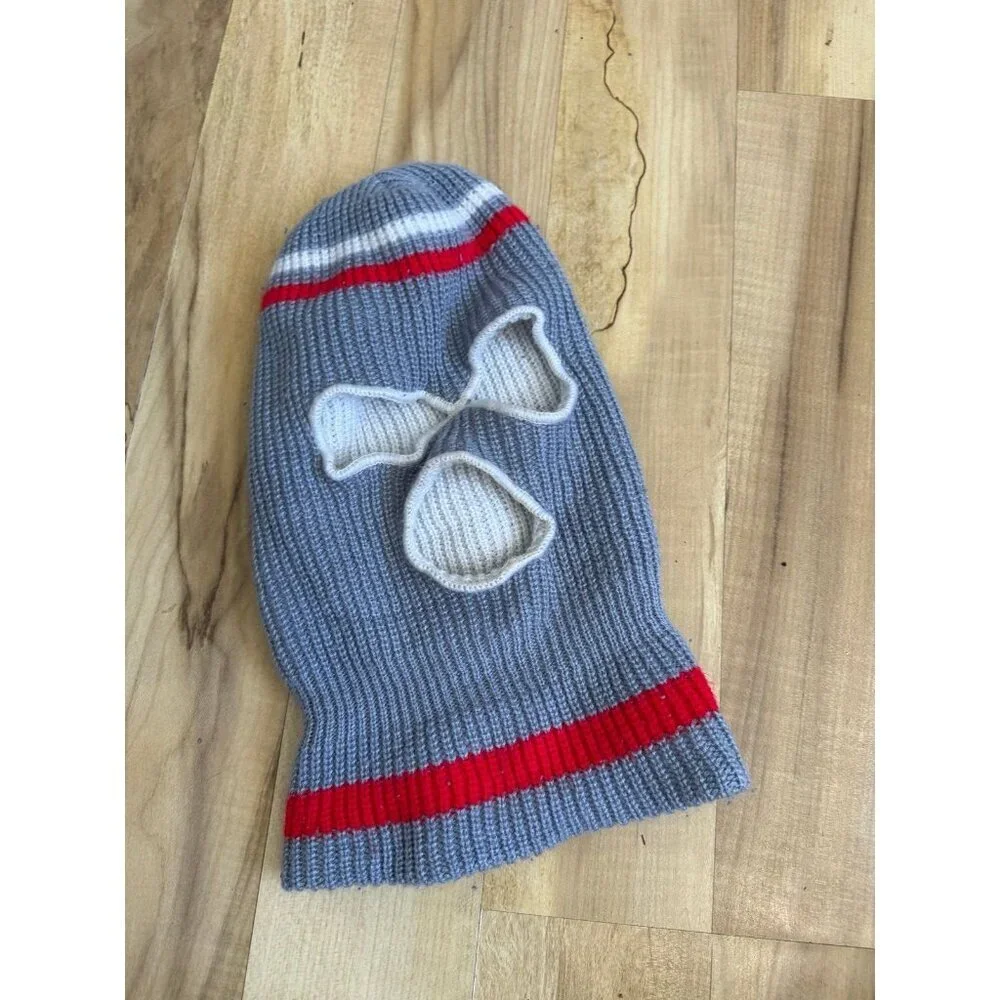 Knit Ski Mask Balaclava with Face Openings